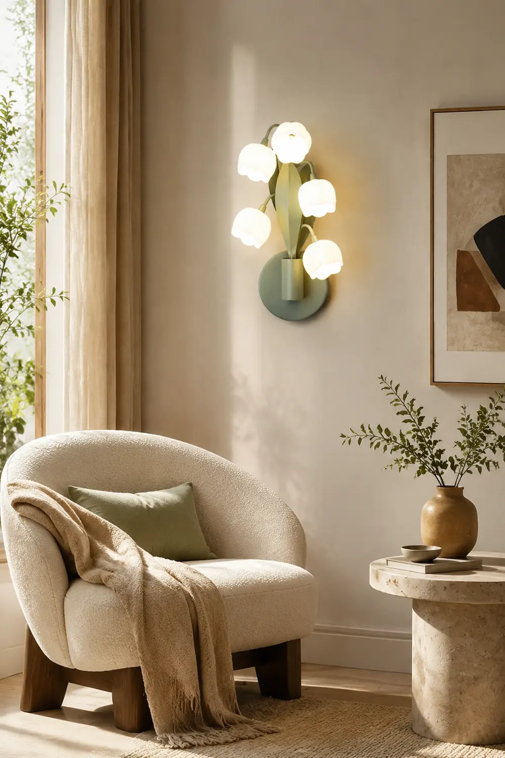 Bell Orchid Wall Lamp - Lumpaz