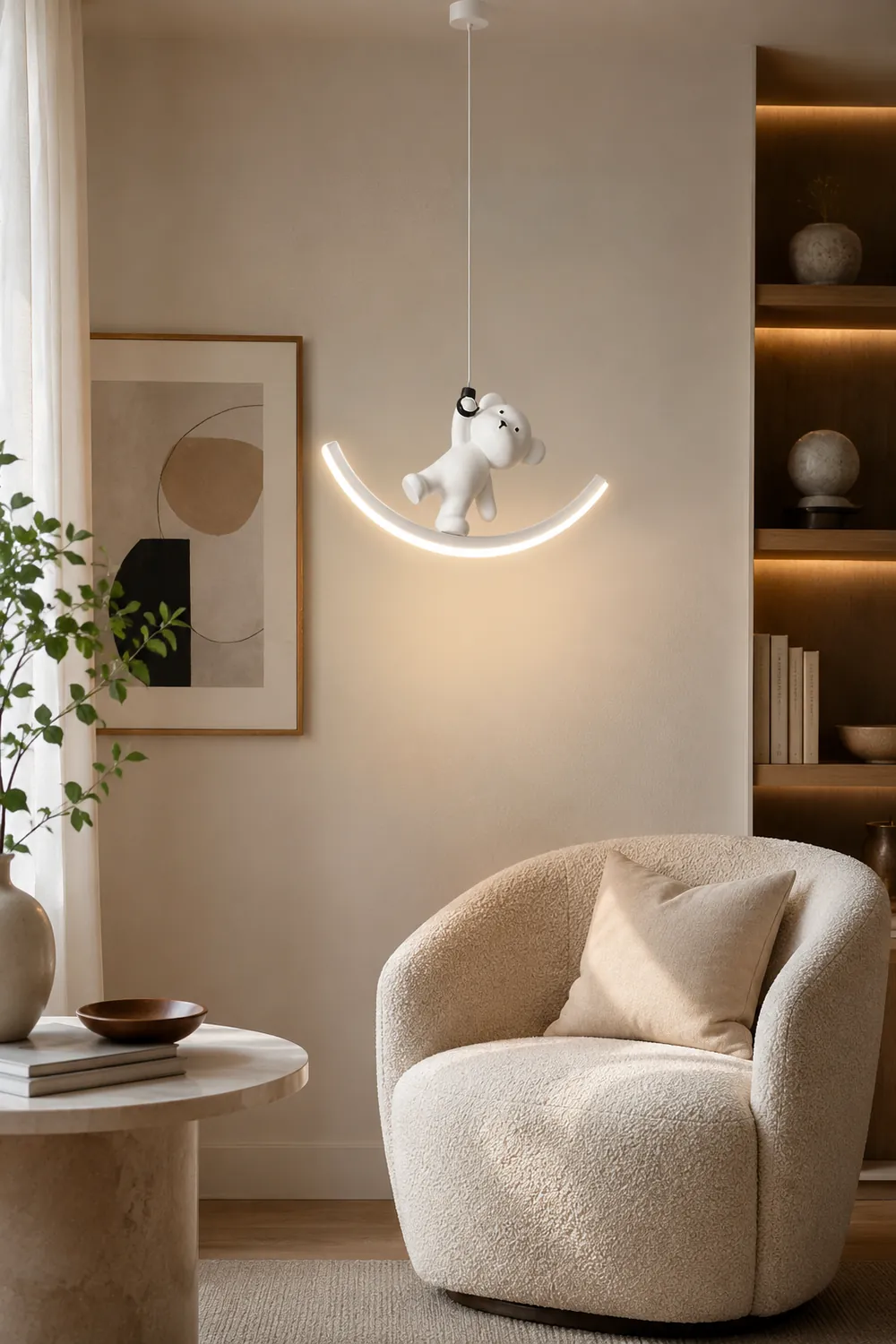 Bear Resin Pendant Lamp - Lumpaz