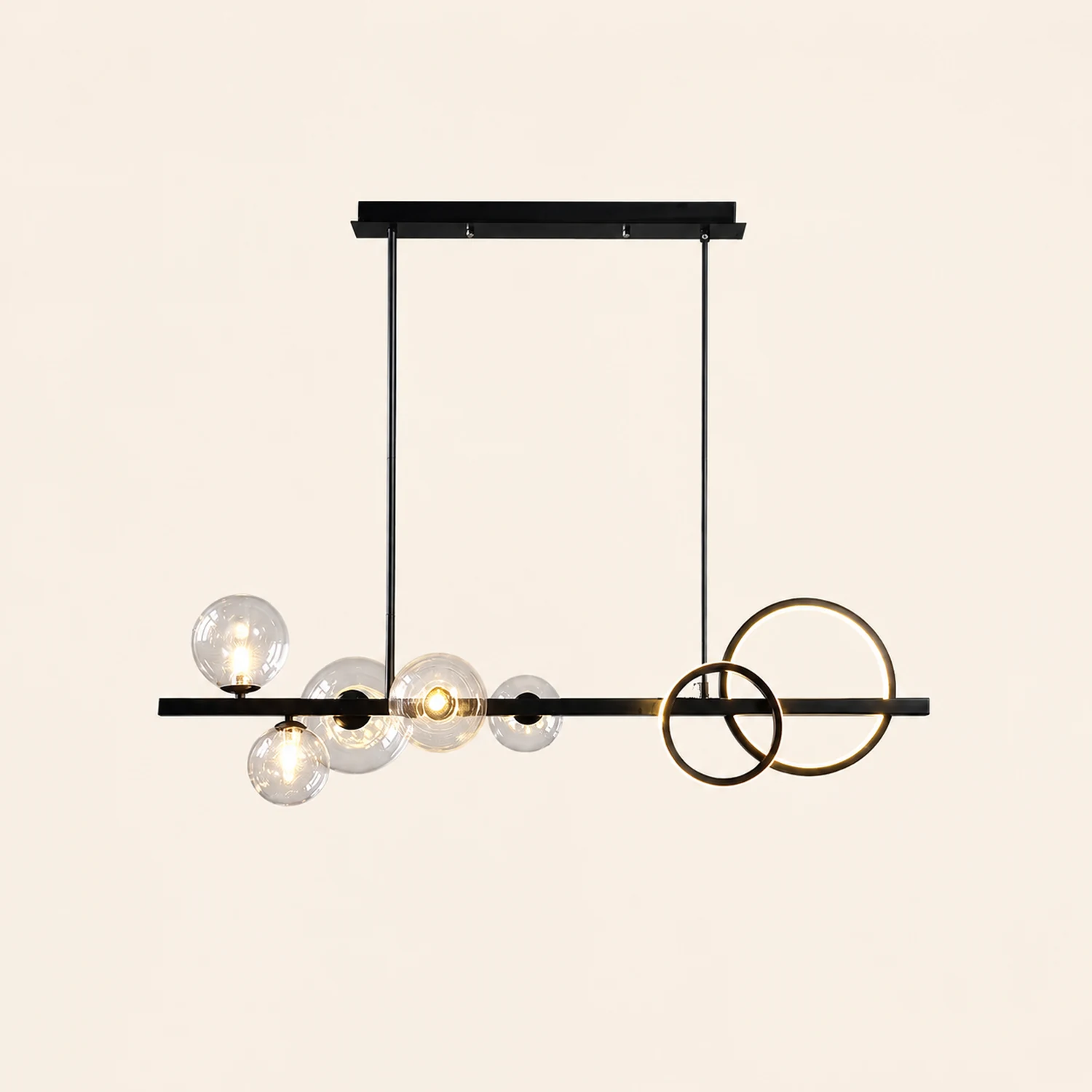 Bubi Glass Chandelier - Lumpaz