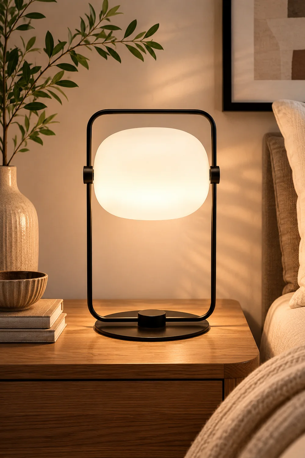 Black Galet Table Lamp - Lumpaz