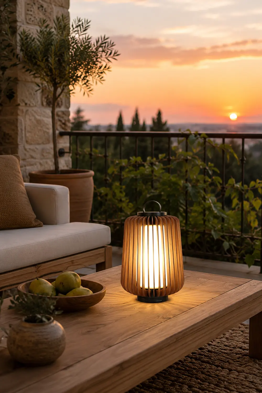 Legno Outdoor Table Lamp - Lumpaz