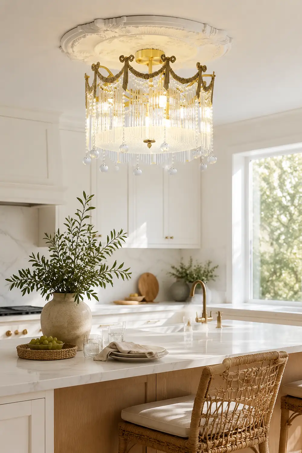 Palace Water Drop Ceiling Lamp - Lumpaz