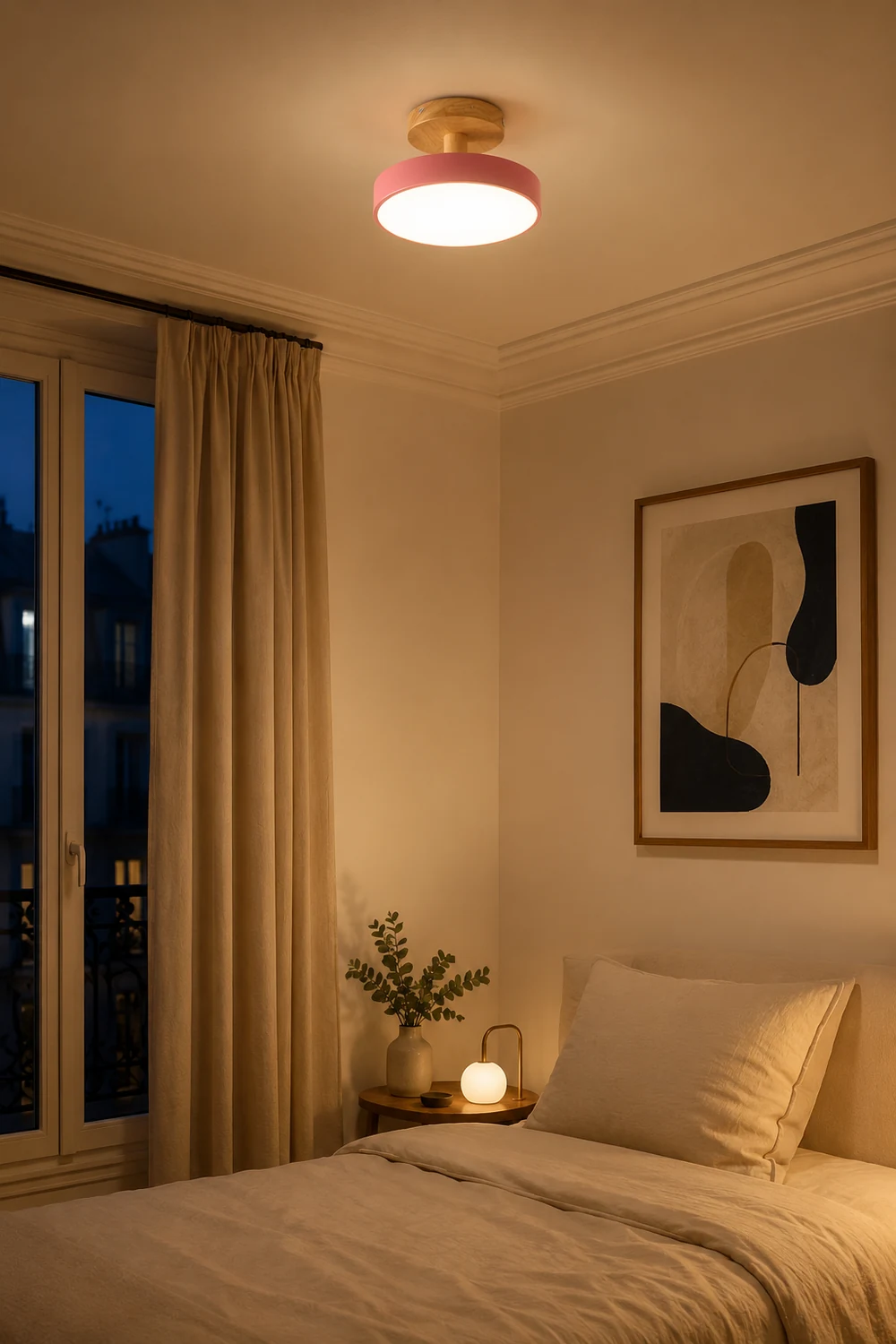 Colorful Round Flush Mount Ceiling Light - Lumpaz