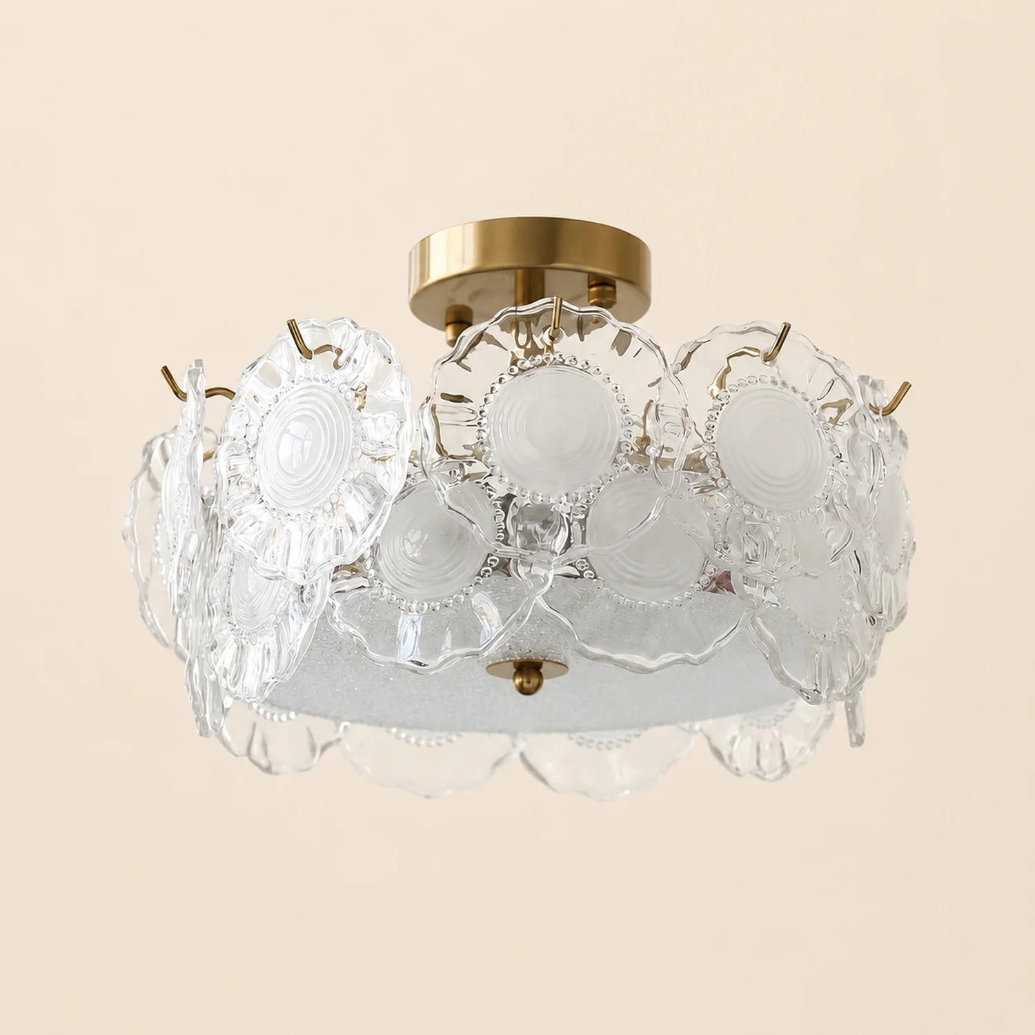Pobllem Glass Ceiling Lamp - Lumpaz