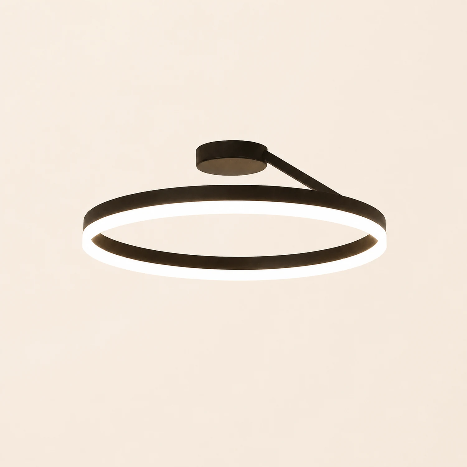 Nordic LED Geometry Circle Ceiling Light - Lumpaz
