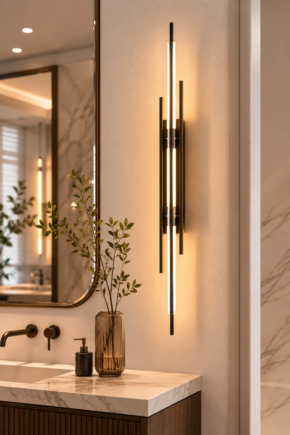 Brass Line Wall Lamp - Lumpaz