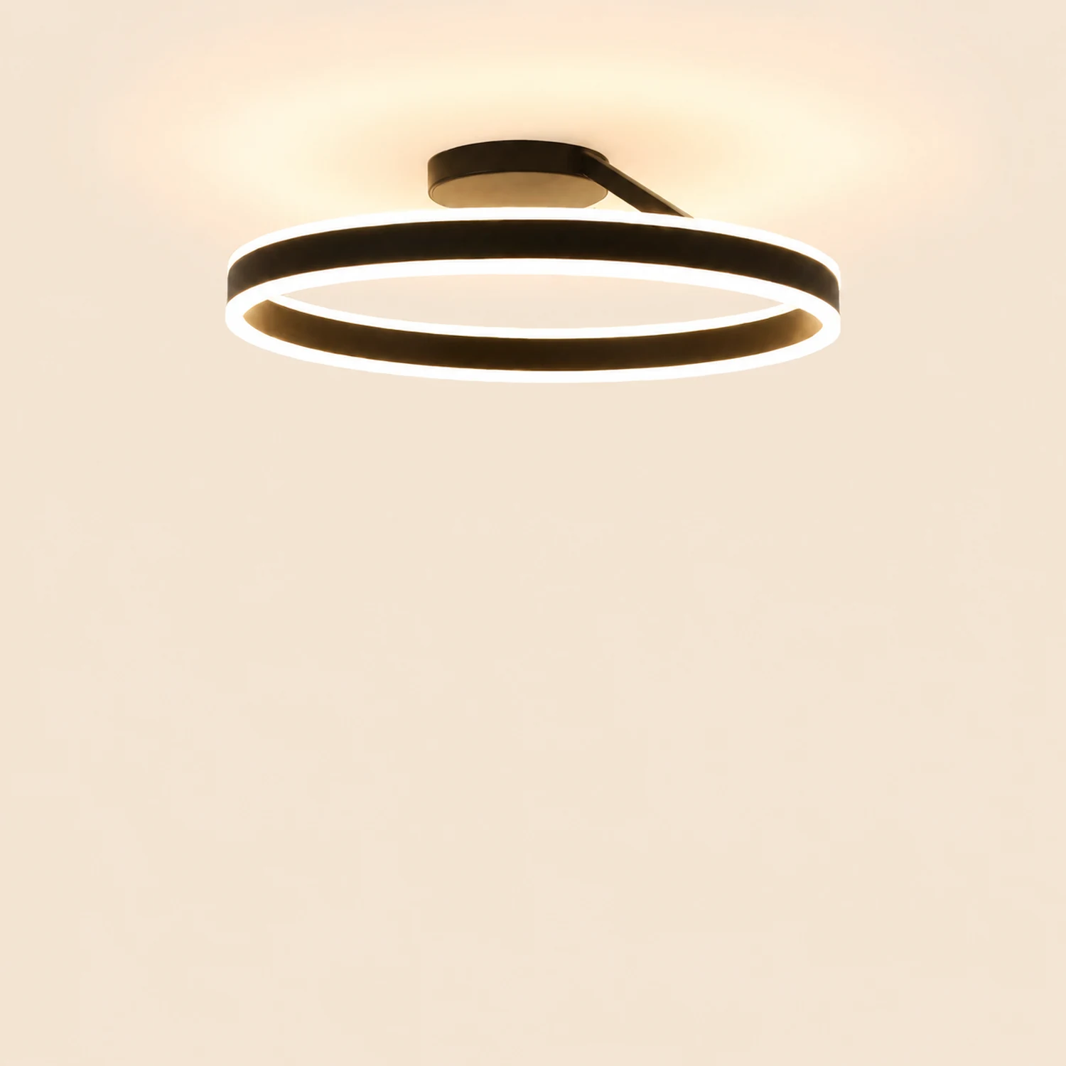 Nordic LED Geometry Circle Ceiling Light - Lumpaz