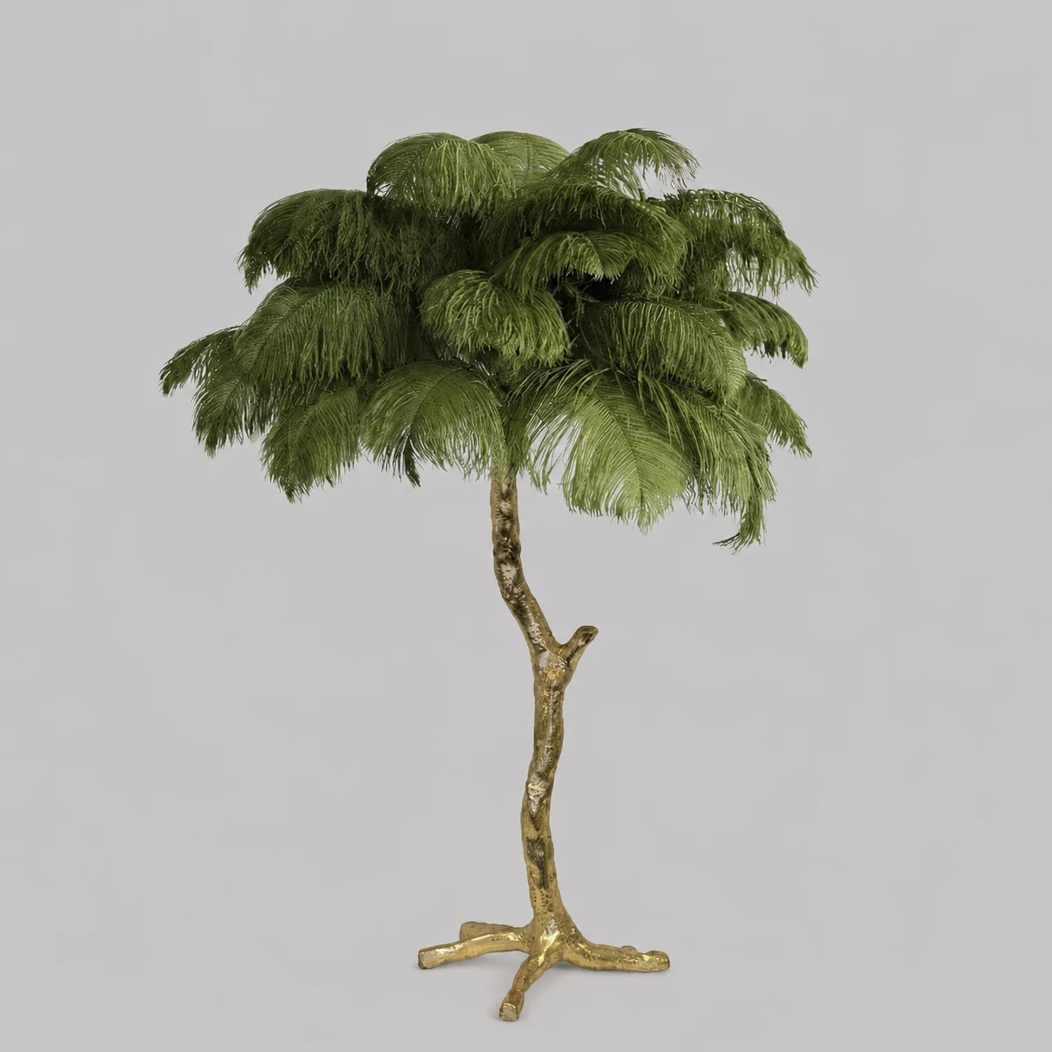 Ostrich Feather Table Lamp - Lumpaz