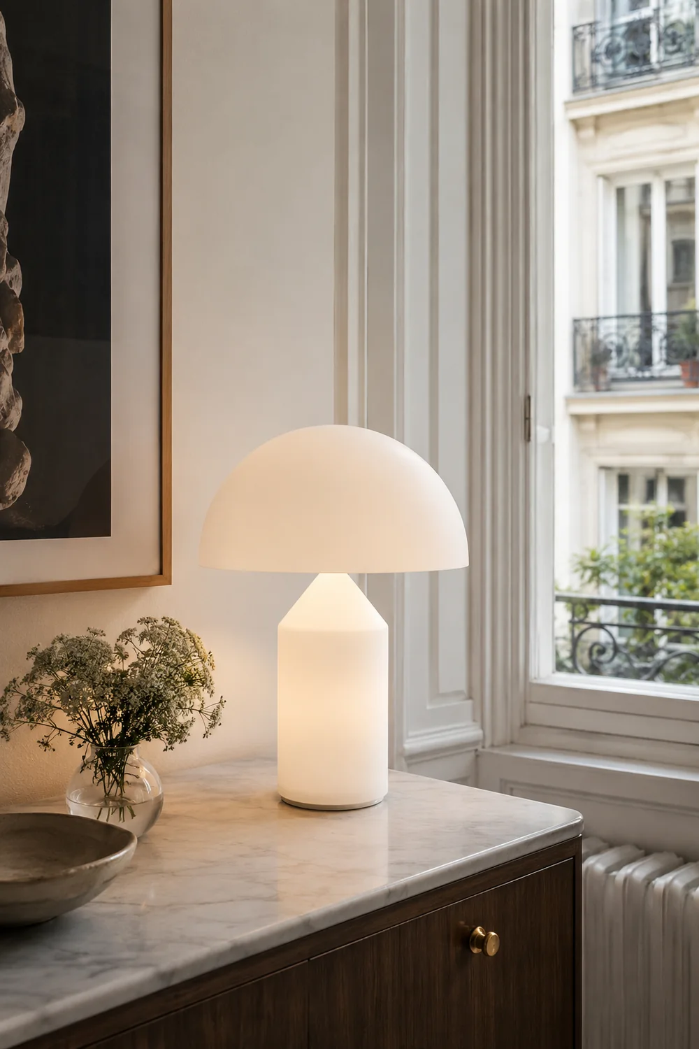 Atollo Glass Table Lamp - Lumpaz