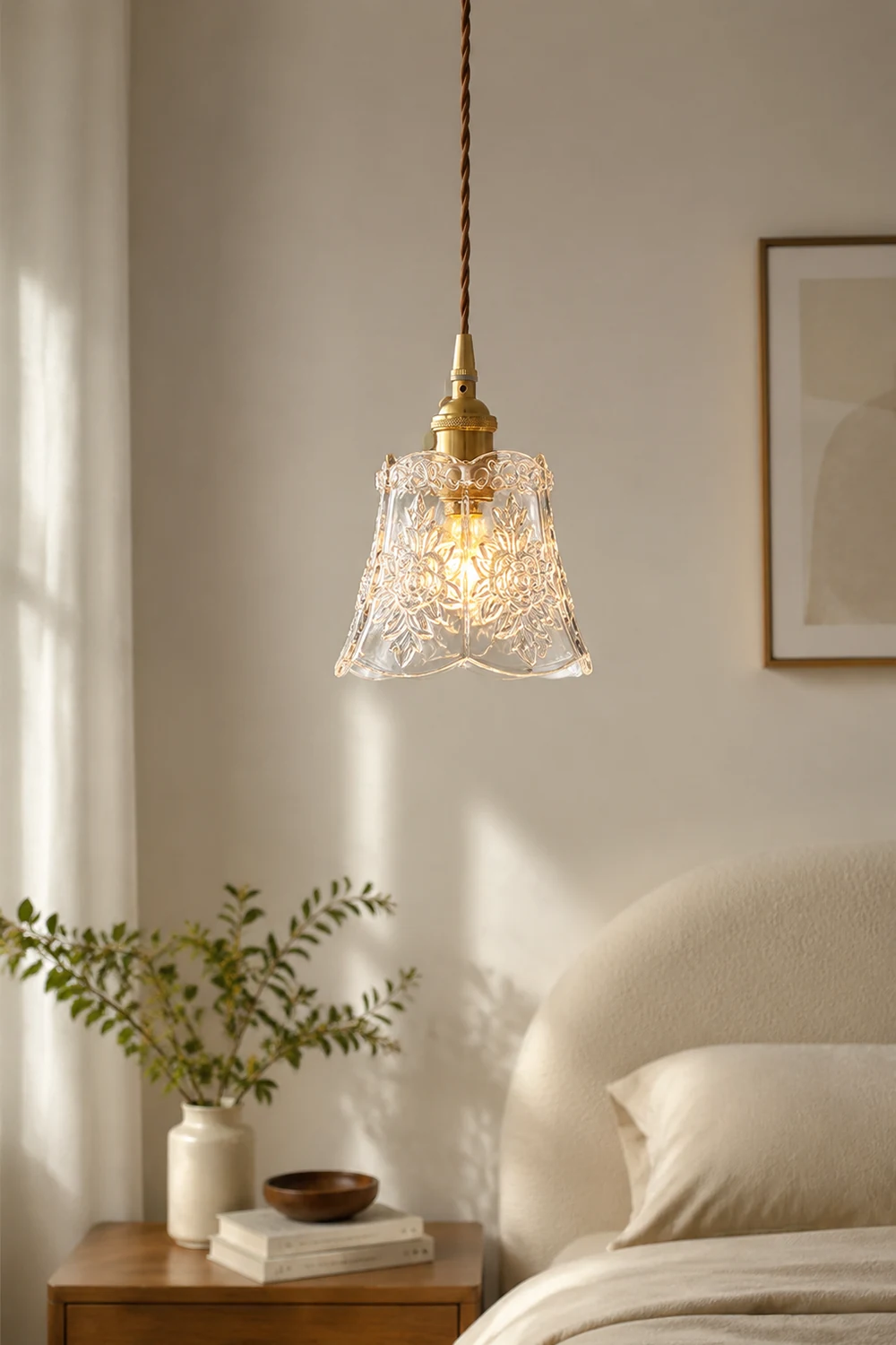 Flower Glass Pendant Lamp - Lumpaz