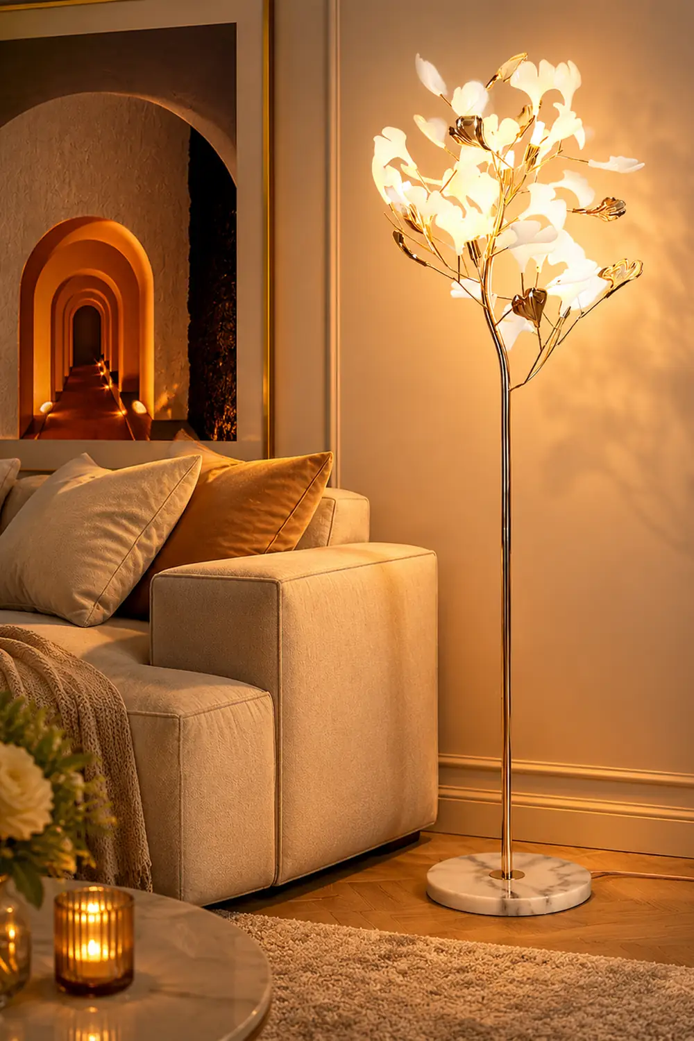 Gingko Floor Lamp - Lumpaz