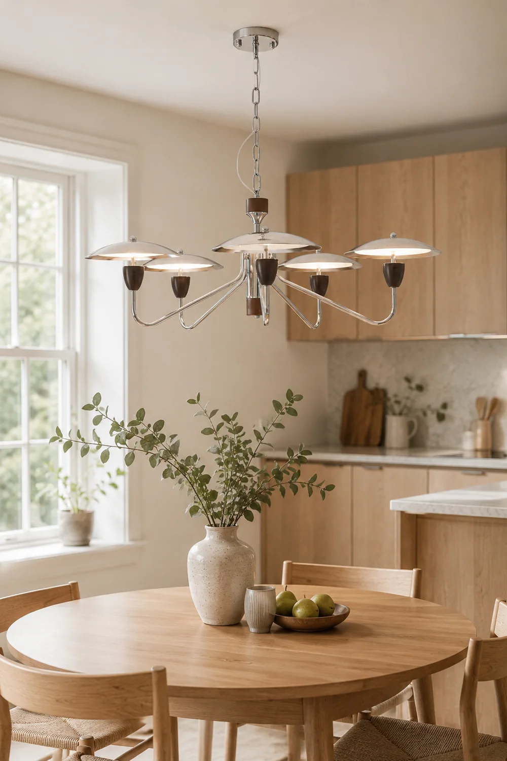 Peggy Chrome Chandelier - Lumpaz