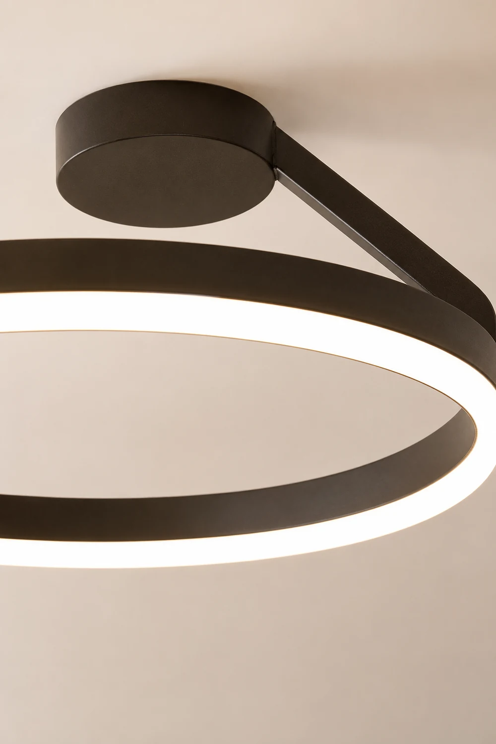 Nordic LED Geometry Circle Ceiling Light - Lumpaz