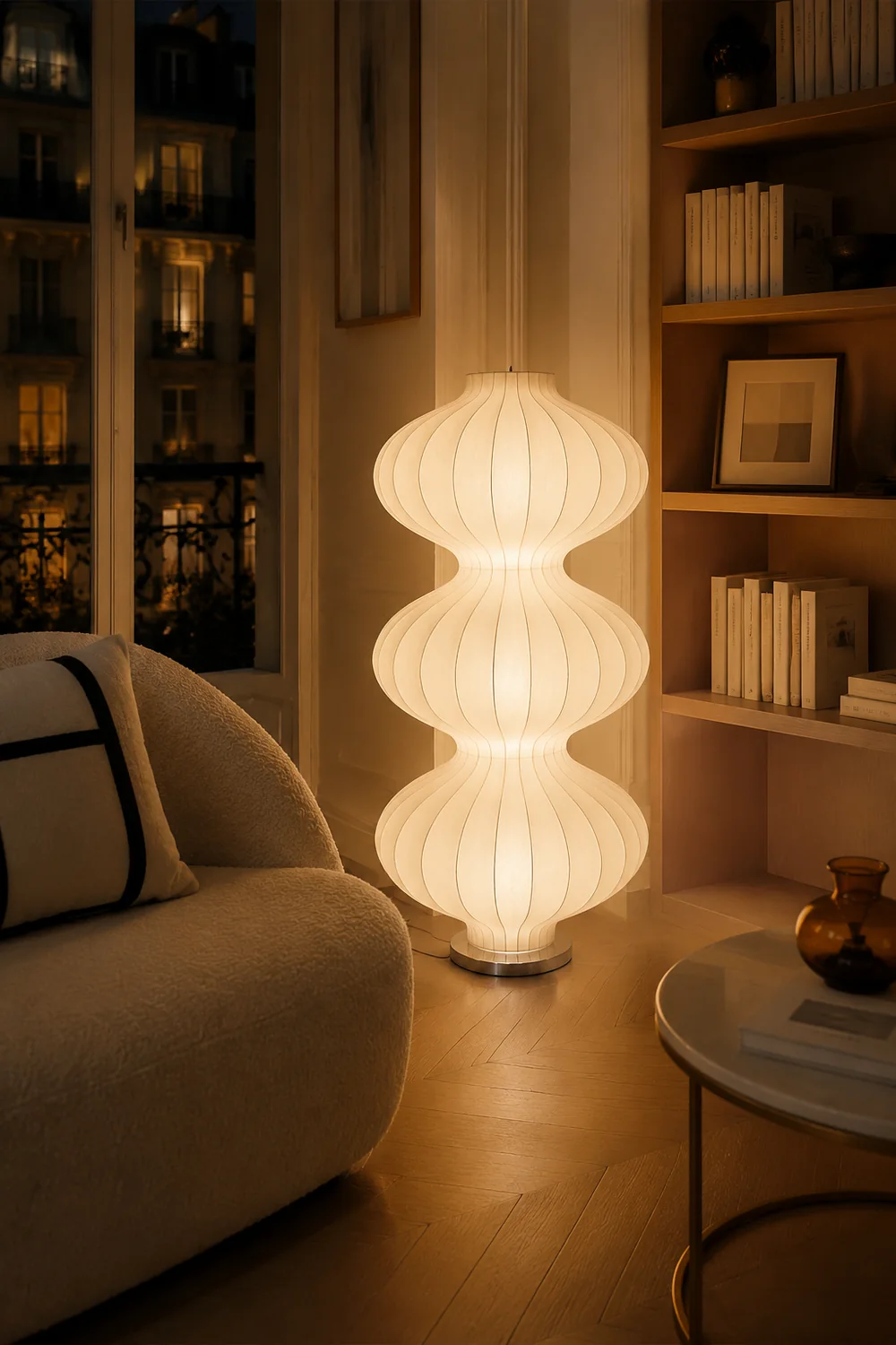Mudusa Silk Floor Lamp - Lumpaz