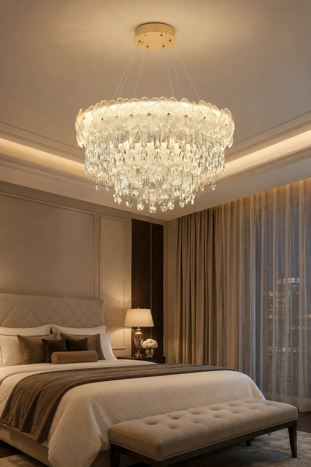 Atlas Crystal Chandelier - Lumpaz