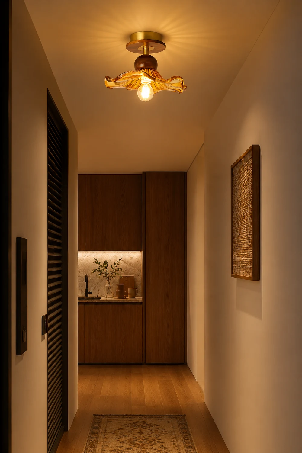 Kapok Wood Ceiling Light - Lumpaz