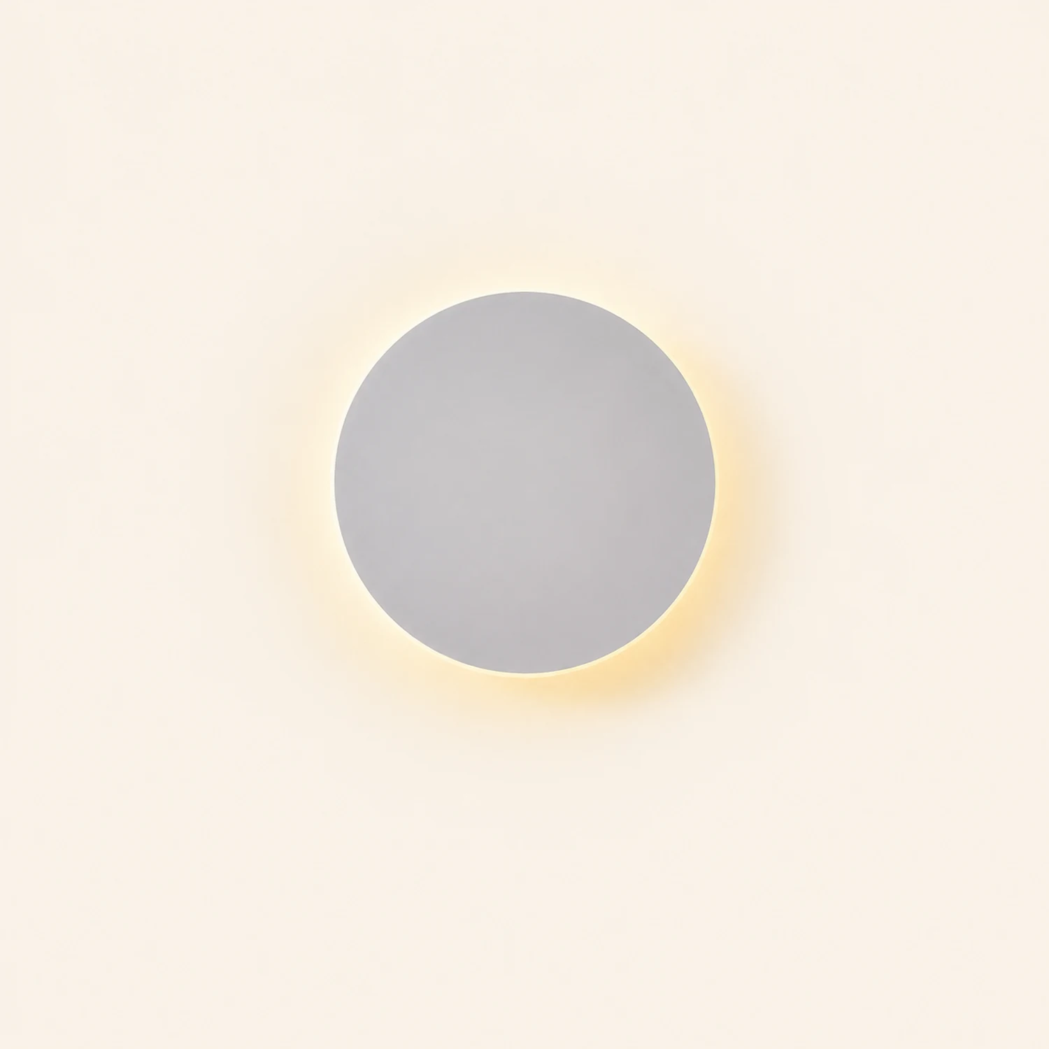 Minimalist Round Metal LED Outdoor Wall Light - Lumpaz