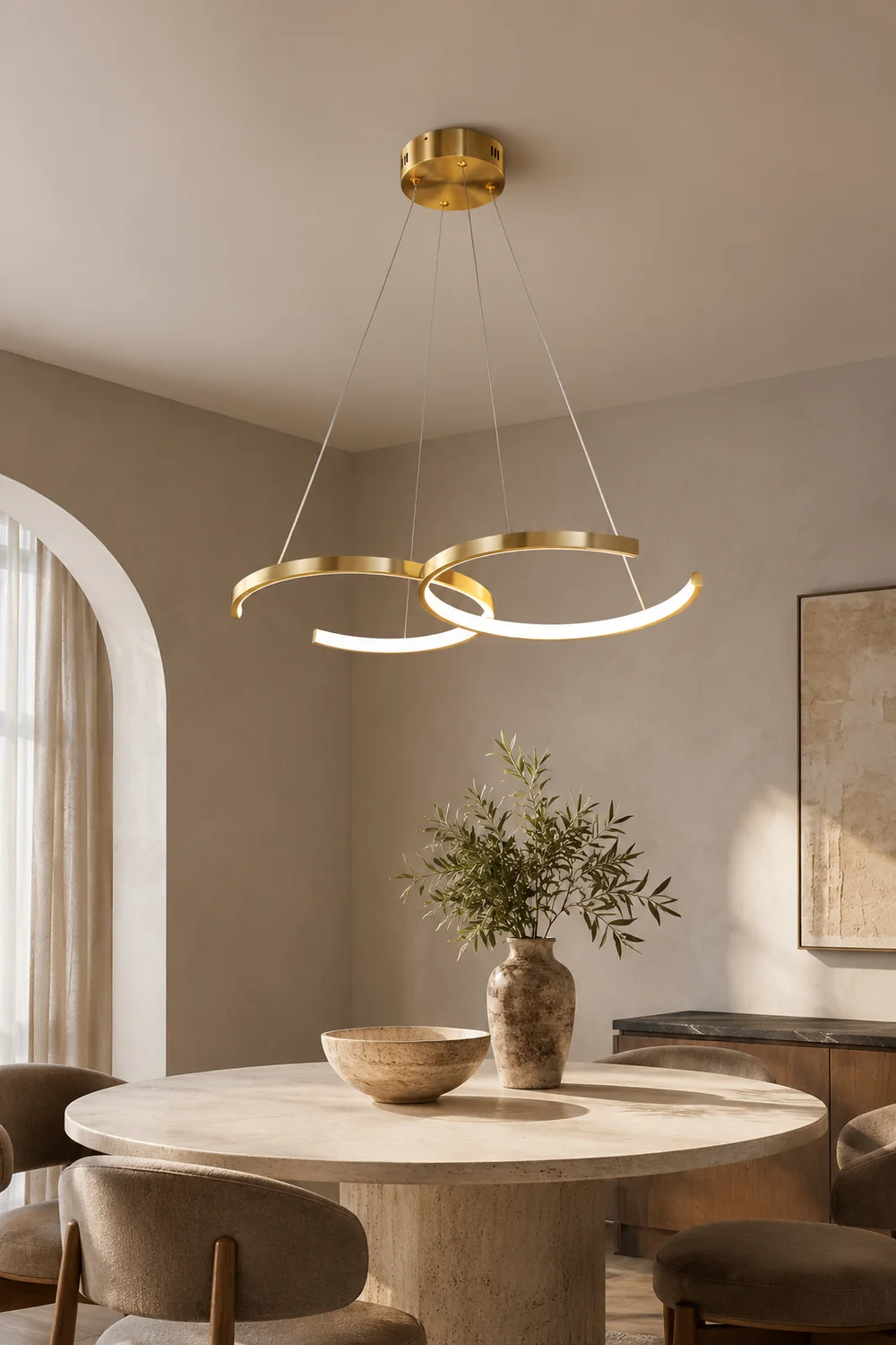 Double Rings Pendant Light - Lumpaz