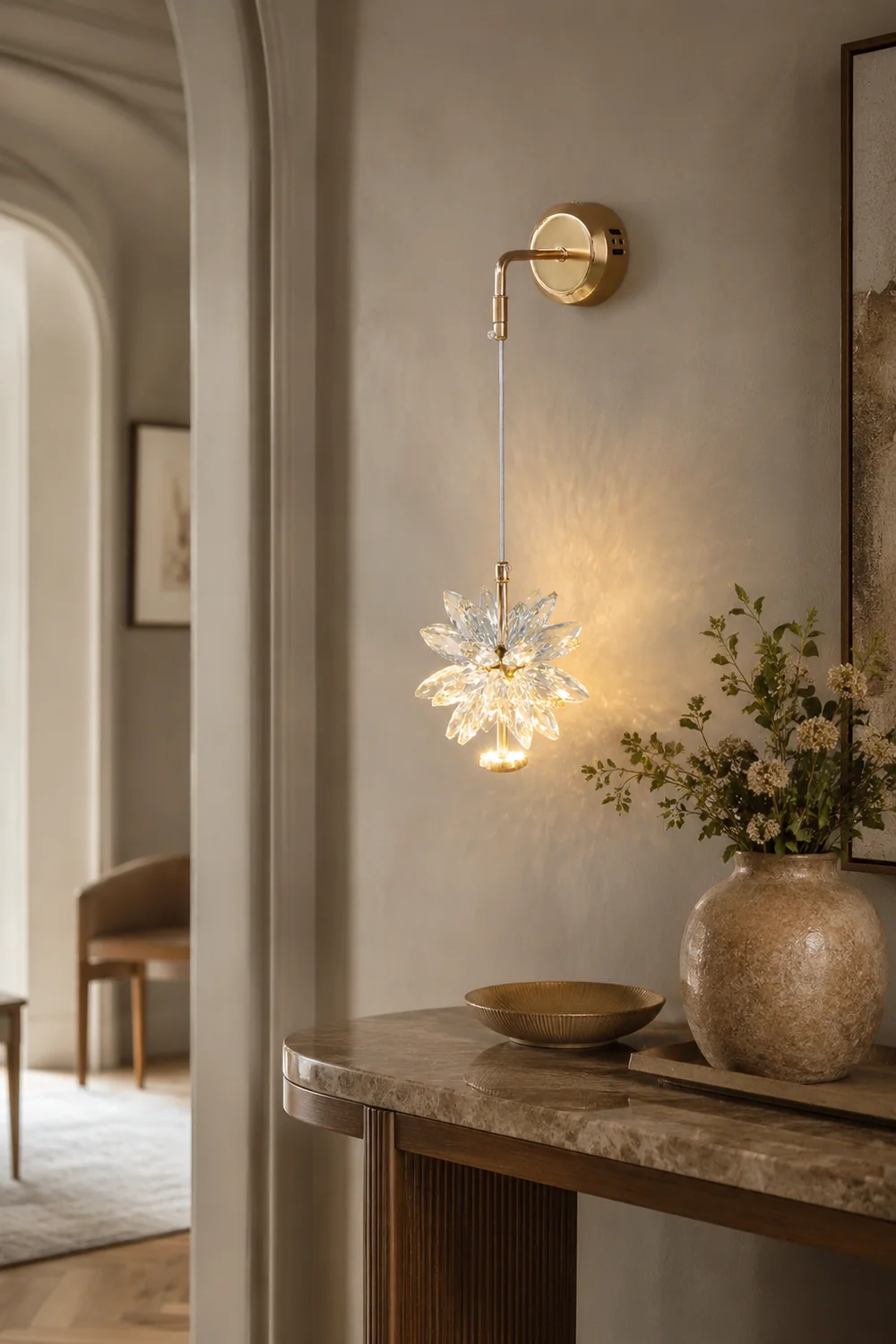 Glam Flower Wall Lamp - Lumpaz