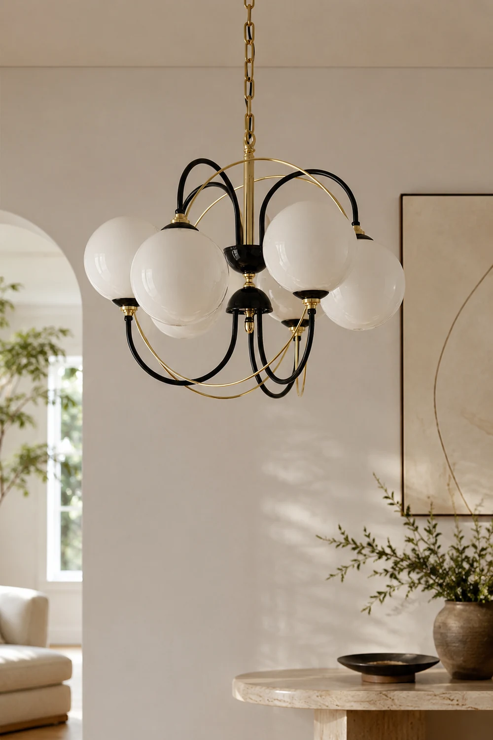Atomic Orbit Chandelier - Lumpaz