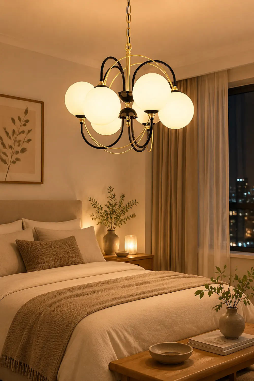 Atomic Orbit Chandelier - Lumpaz
