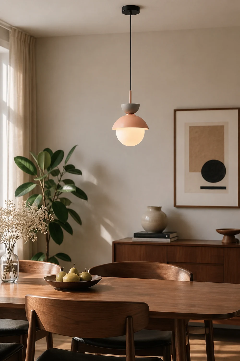 Macaroon Double Heads Metal Pendant Light - Lumpaz