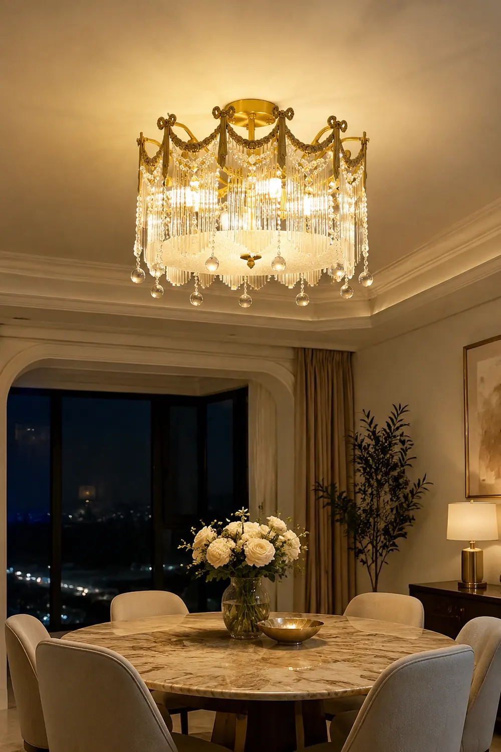 Palace Water Drop Ceiling Lamp - Lumpaz