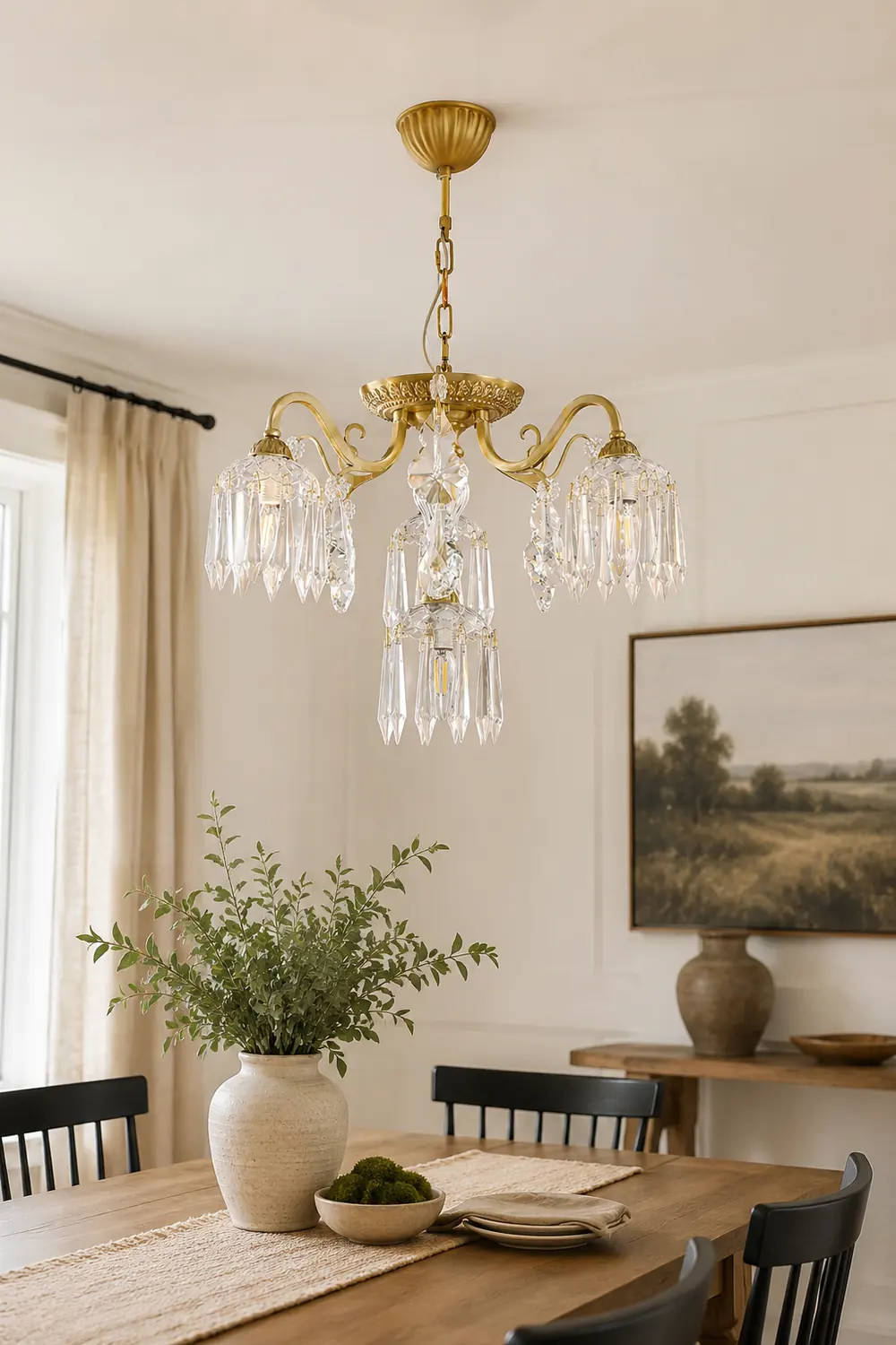 Astrid Droplet Glass Chandelier - Lumpaz