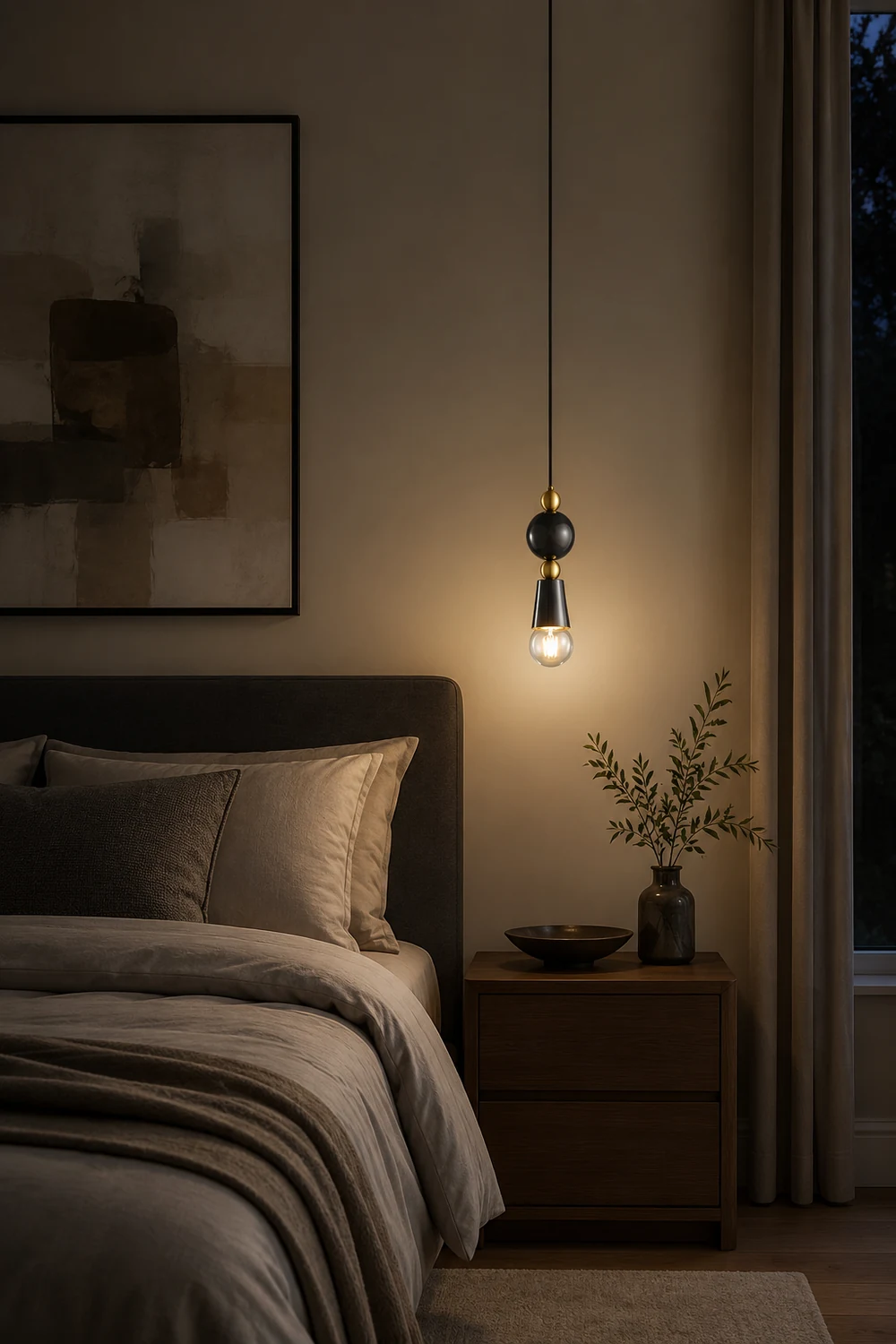 Spindle Pendant Lamp - Lumpaz