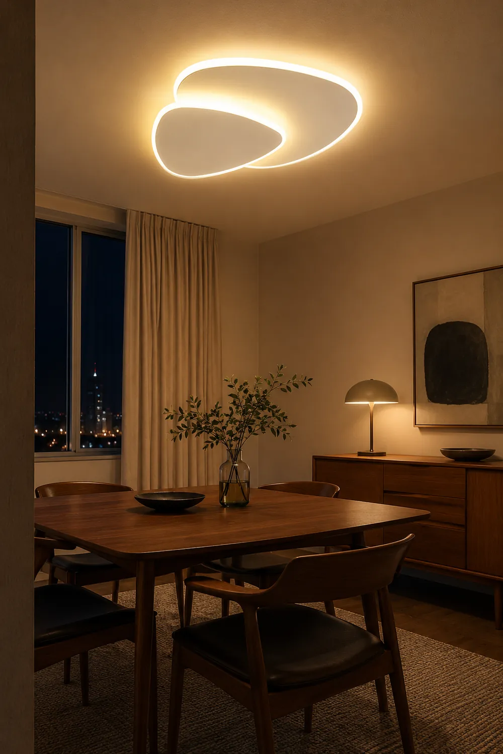 Nordic Geometry LED Acrylic Ceiling Light - Lumpaz