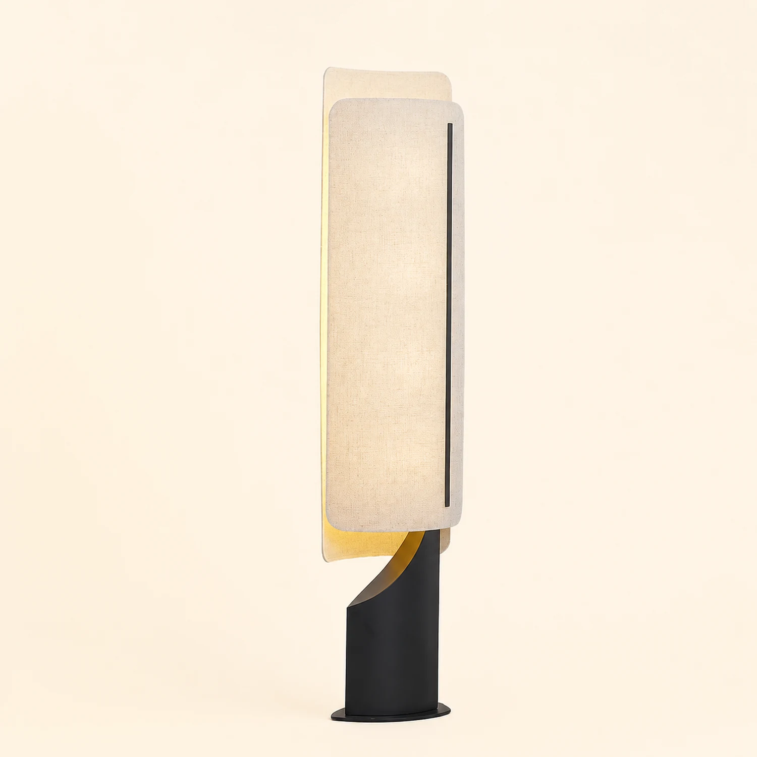 Barrier Linen Floor Lamp - Lumpaz