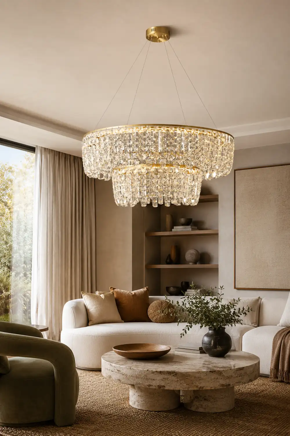 Emory Brass Chandelier - Lumpaz