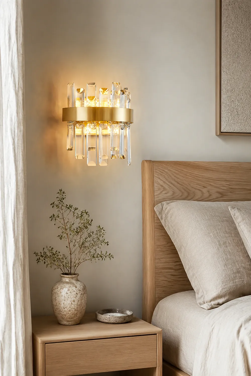 Crystal Statement Wall Lamp - Lumpaz