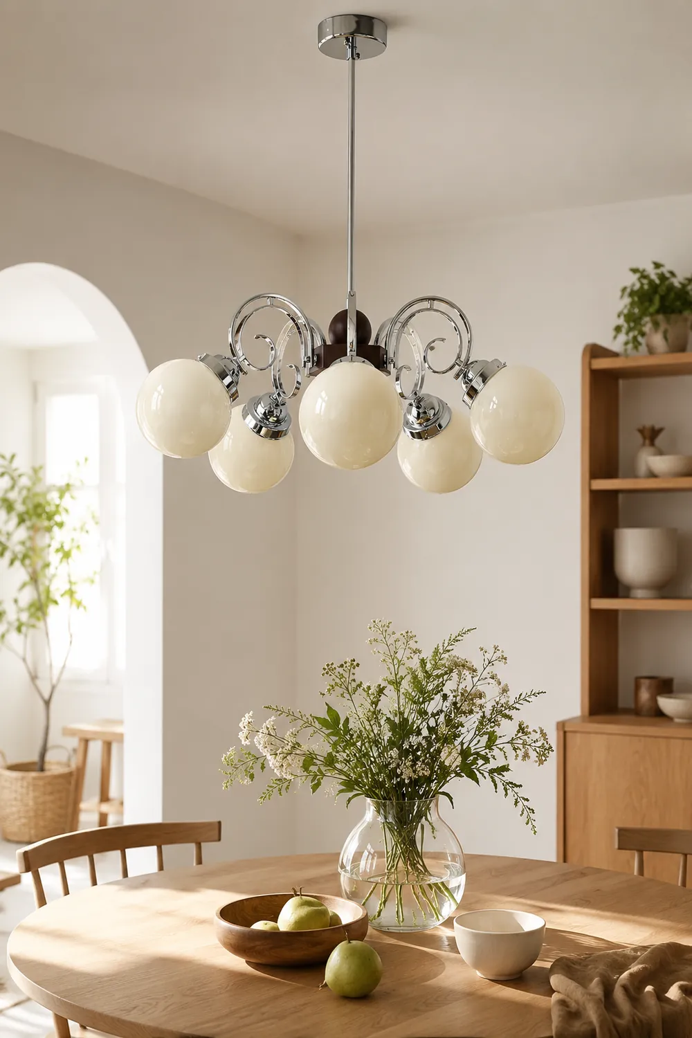 Kotter Cream Chandelier - Lumpaz