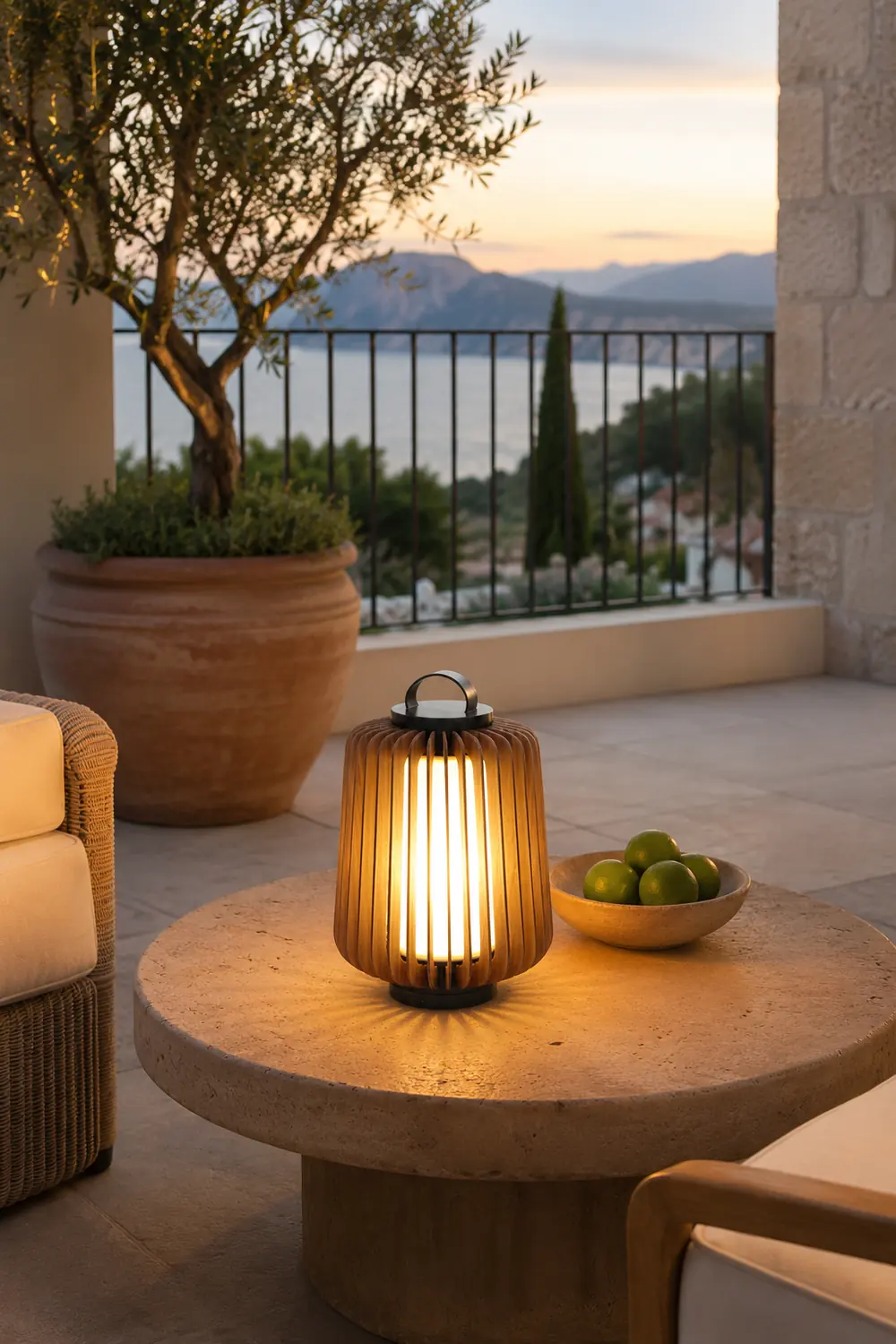 Legno Outdoor Table Lamp - Lumpaz
