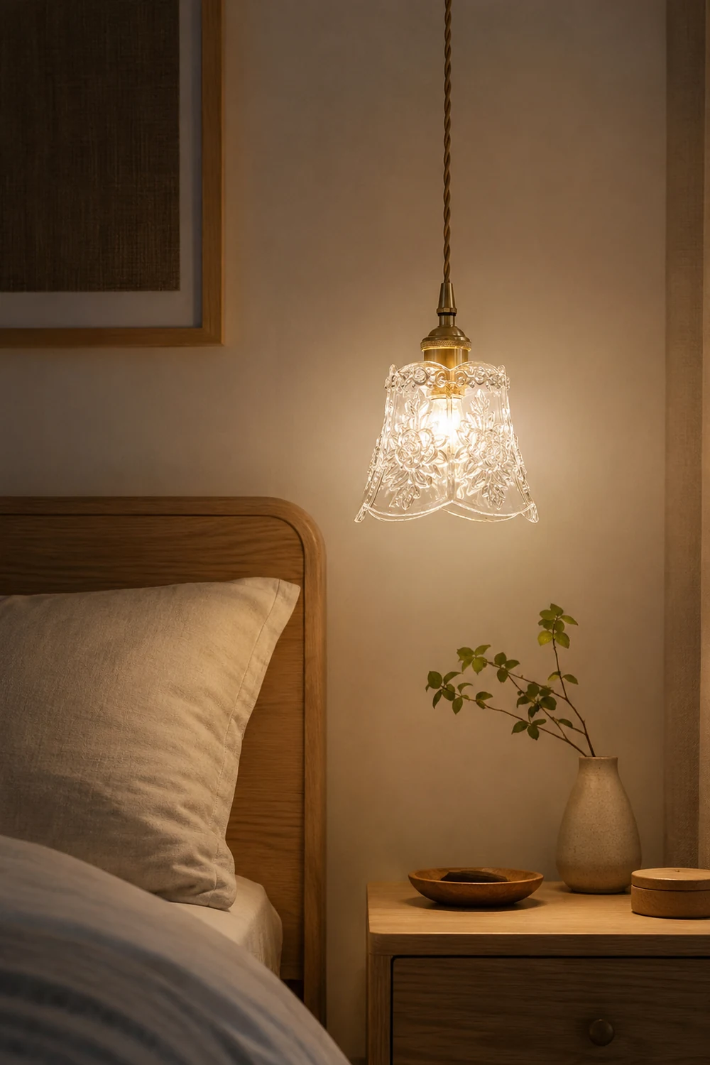 Flower Glass Pendant Lamp - Lumpaz