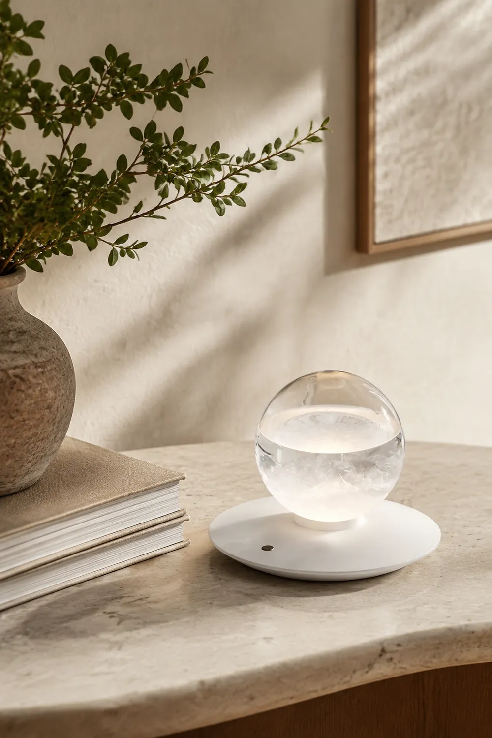 Storm Bottle Built-in Battery Table Lamp - Lumpaz