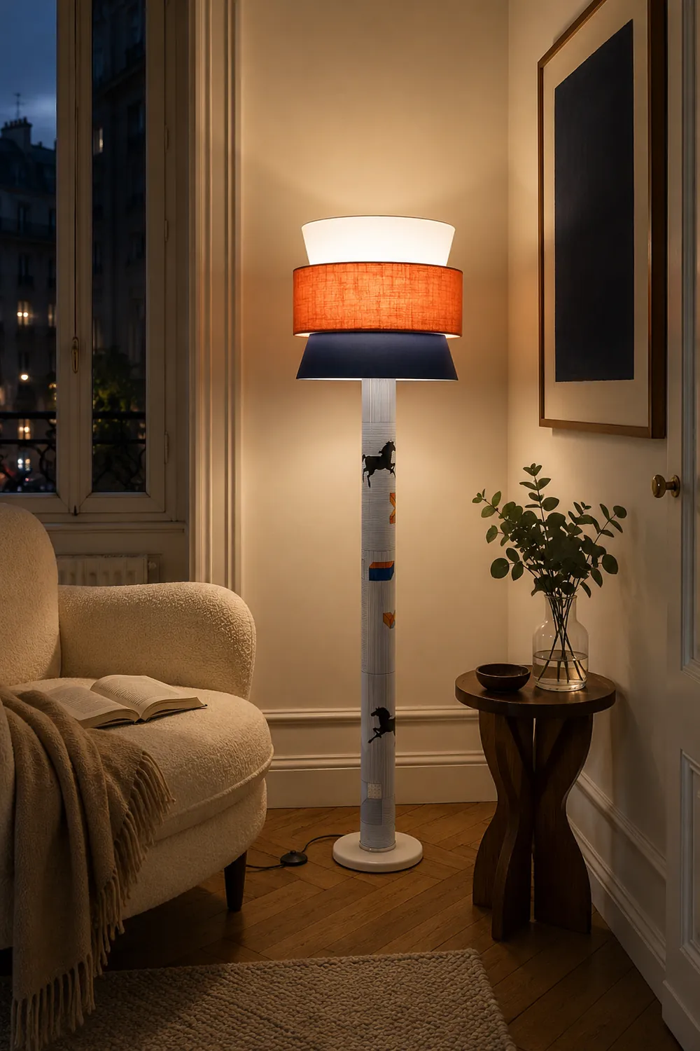 Striped Pony Floor Lamp - Lumpaz