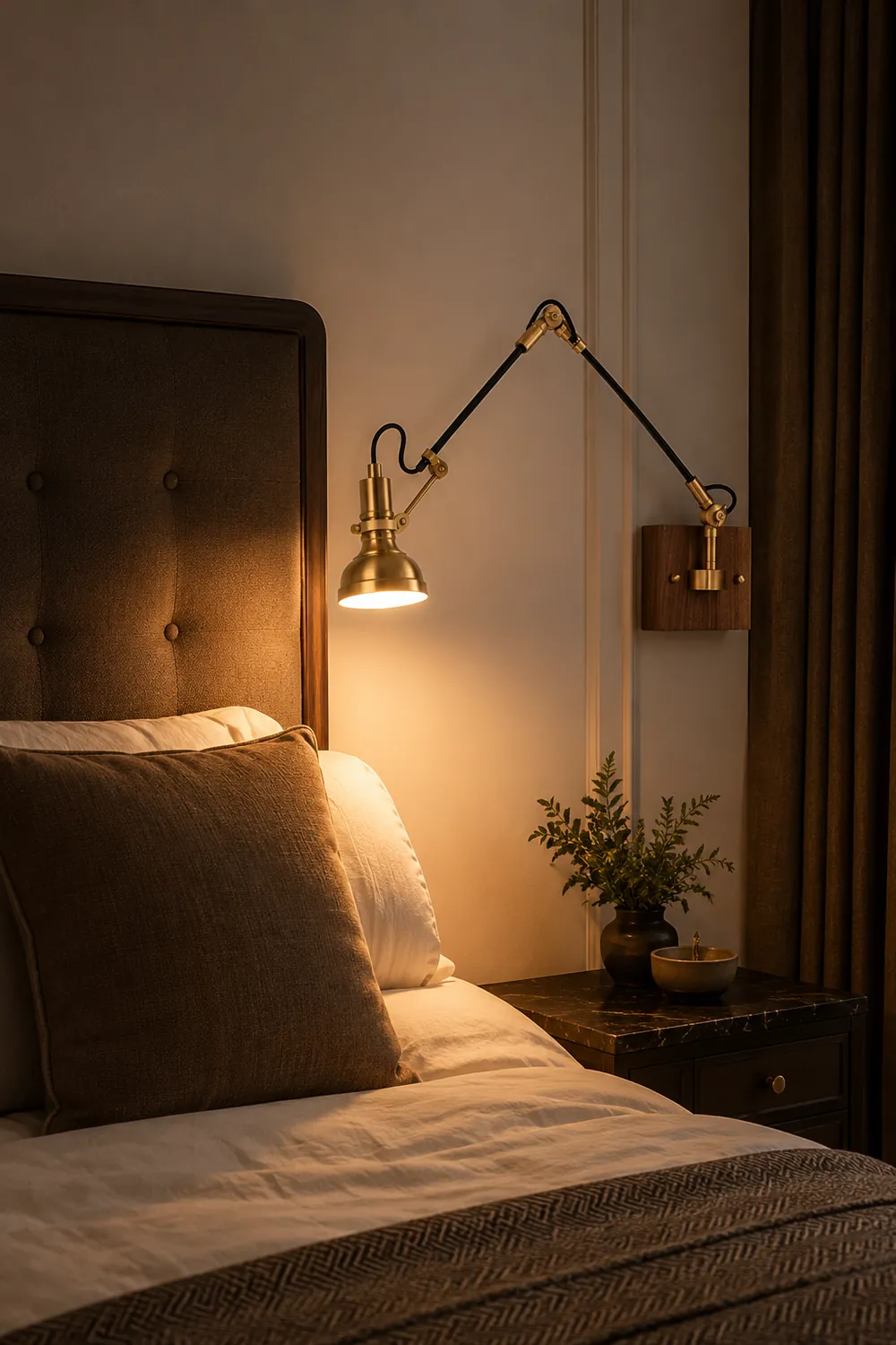 Kane Swing Arm Wall Lamp - Lumpaz