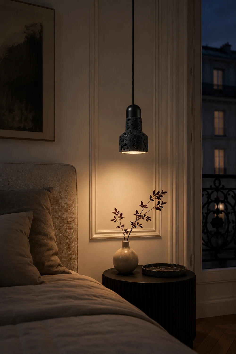 Qie Stone Pendant Lamp - Lumpaz