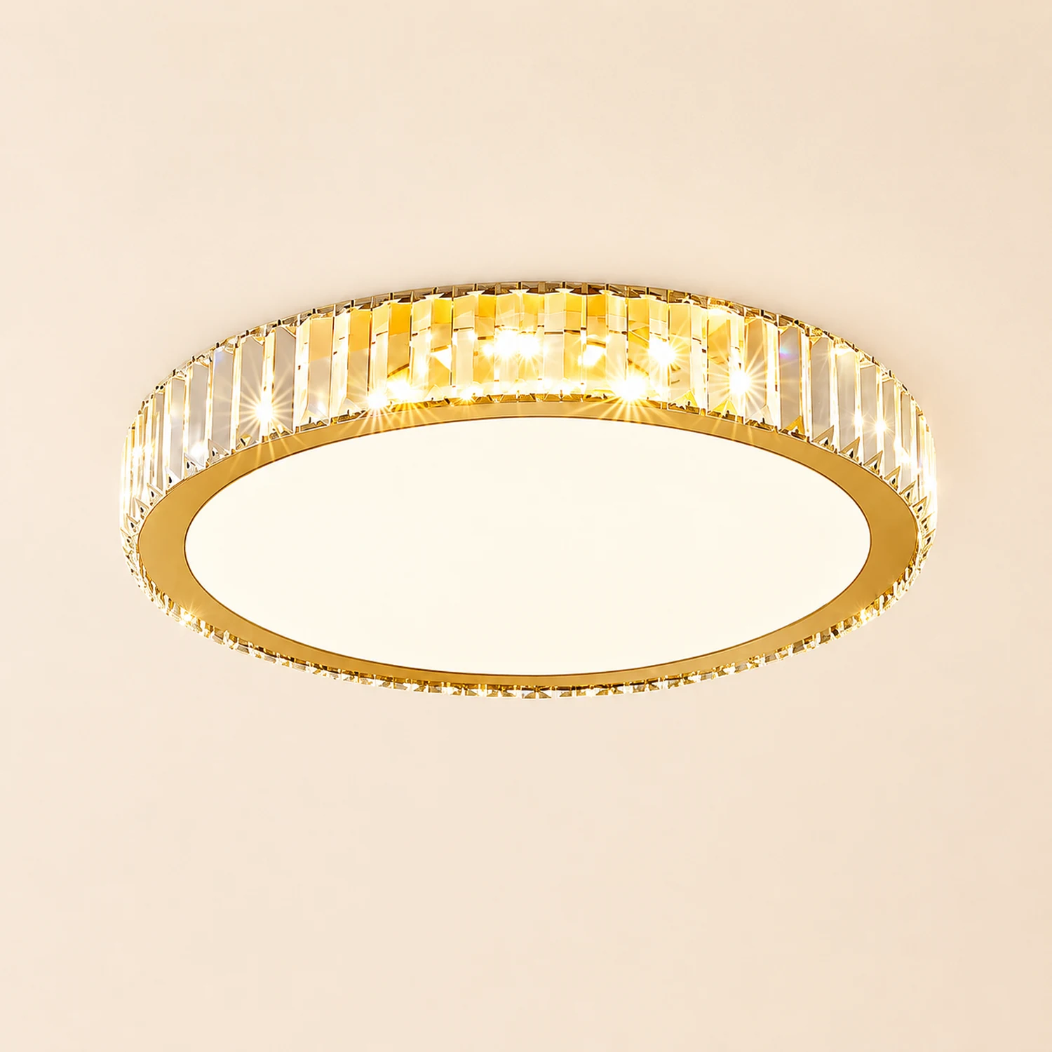 Round Crystal Ceiling Lamp - Lumpaz