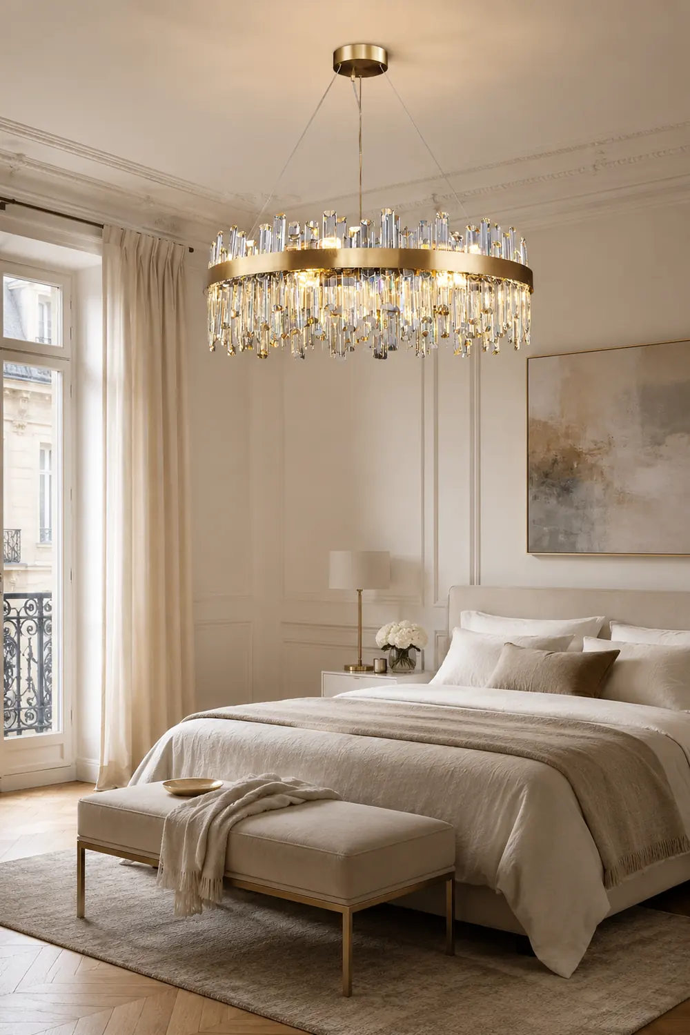 Crystal Statement Chandelier - Lumpaz