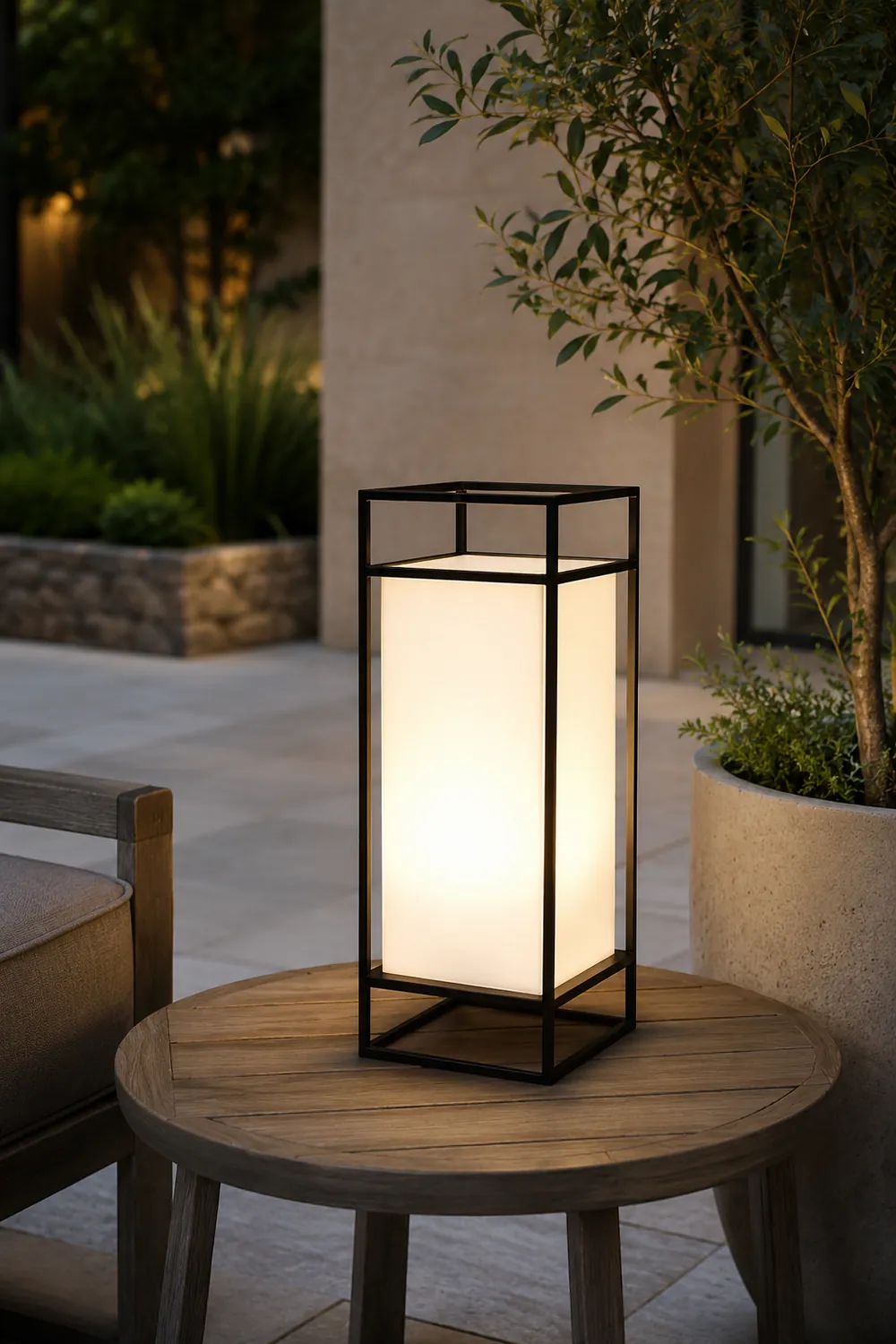 Cleo Lantern Outdoor Table Lamp - Lumpaz