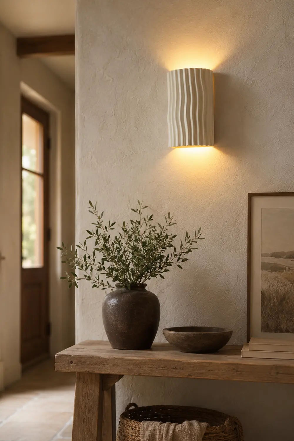Pleated Resin Wall Lamp - Lumpaz