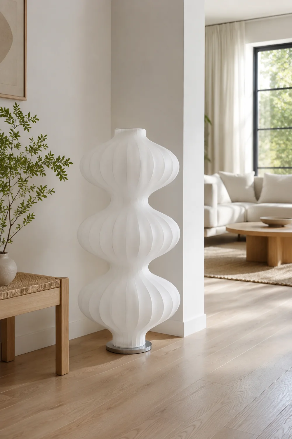 Mudusa Silk Floor Lamp - Lumpaz