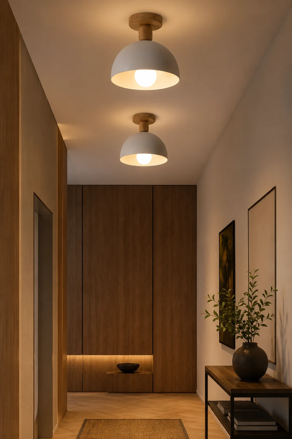 Scandinavian Simple Round Ceiling Light - Lumpaz
