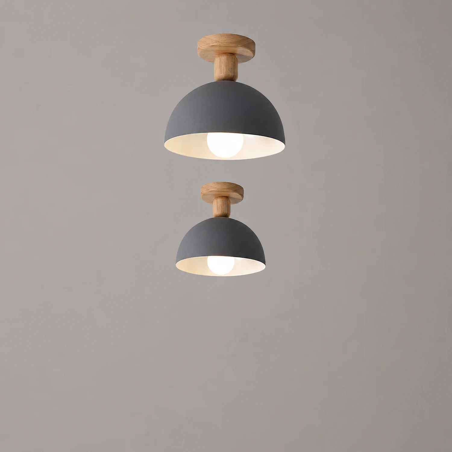 Scandinavian Simple Round Ceiling Light - Lumpaz