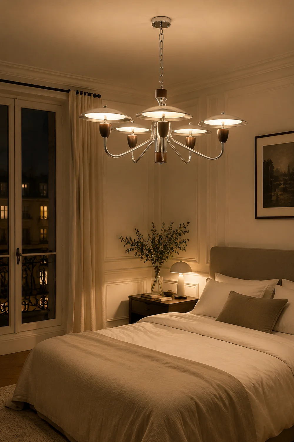 Peggy Chrome Chandelier - Lumpaz