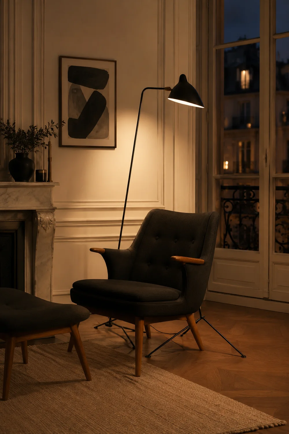 Serge Mouille Floor Lamp - Lumpaz