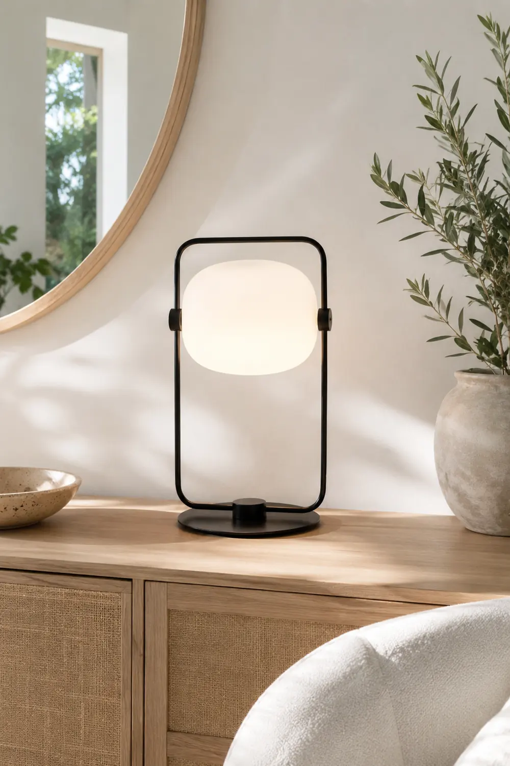 Black Galet Table Lamp - Lumpaz